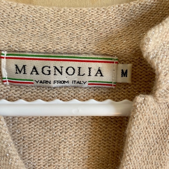 Vintage Magnolia | Angora Wool Blend Knitted Sweater - Picture 2 of 5